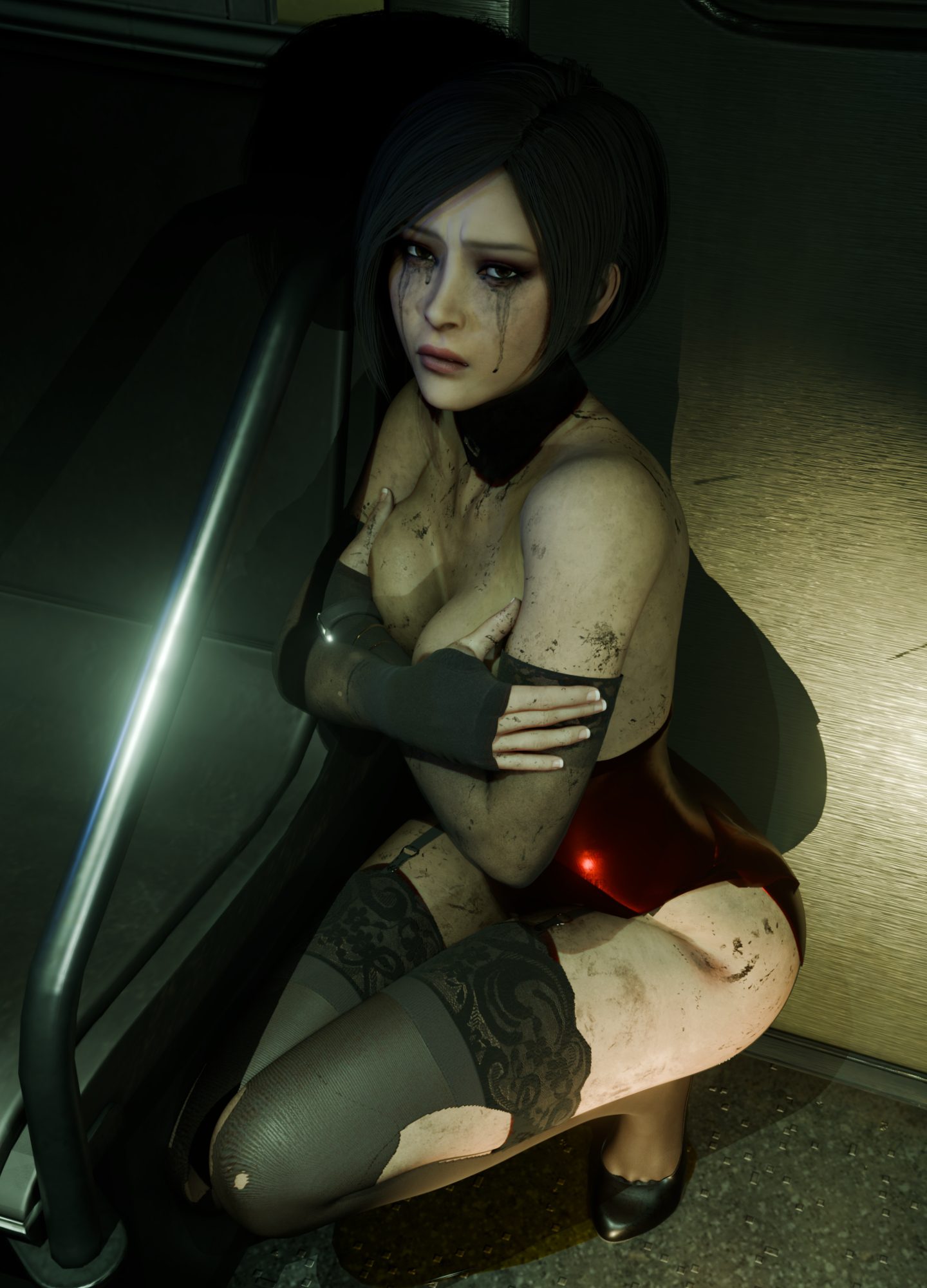 Resident Evil Hot Hentai - 3d, functionally nude, alternate version available, full body, train interior, dirty body, covering breasts file fc2f956a14ac34afbc3b51e5fb0aa81b