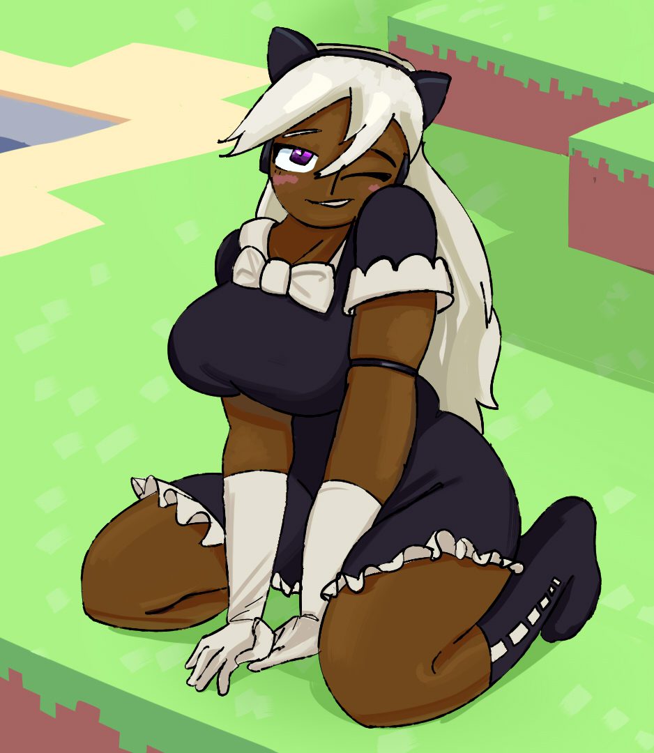 Minecraft Hentai Art - breasts, pachalt, sitting, dark skin file fcfc2f1f7896a2d78b6a9364eca32eae