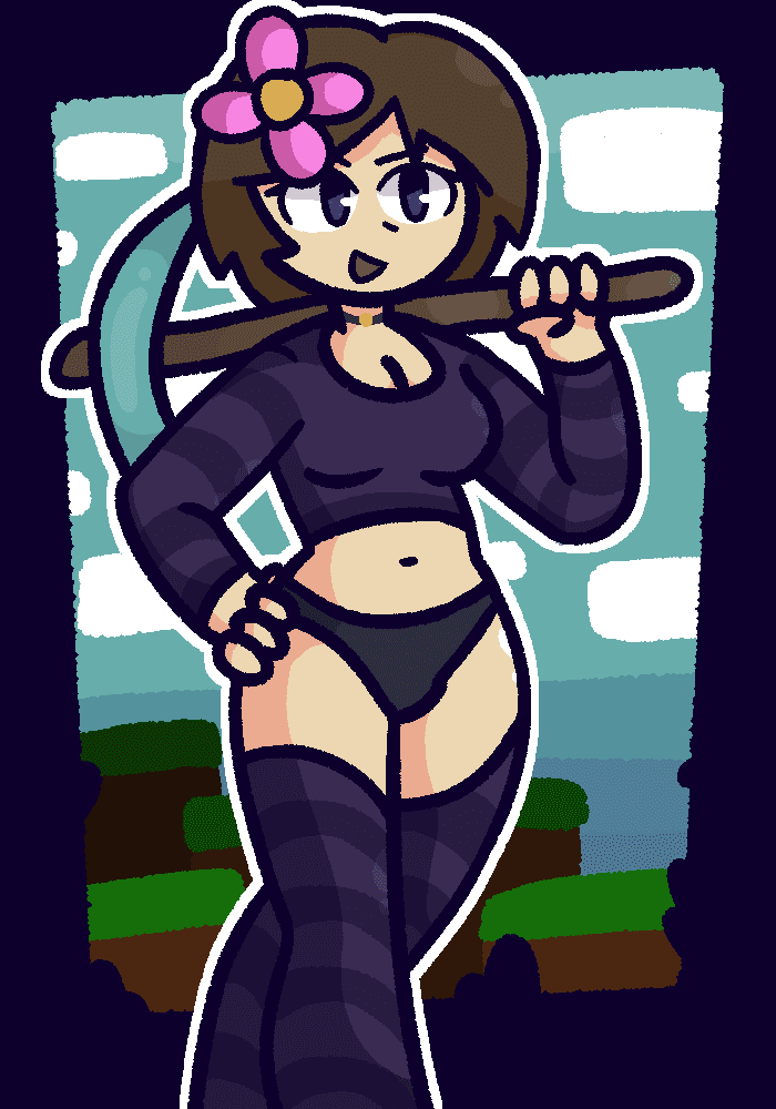 Pickaxe Rule Porn - brown hair, breasts, flower in hair file ffb534c2c843528e52adc08418762d54